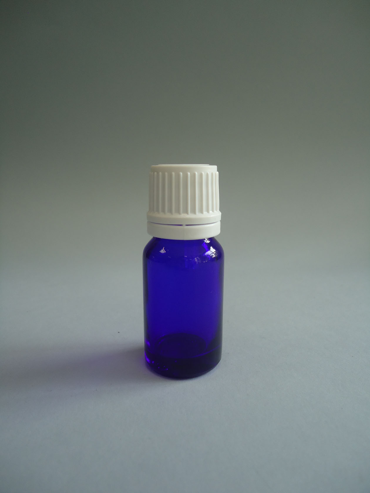 Frasco destilagotas   10 ml. azul cobalto